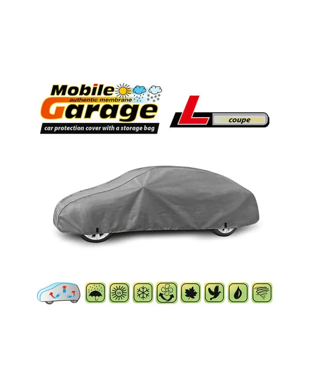 Висококачествено Покривало Kegel за купе автомобил Серия Mobile Garage размер L 415 - 440см х 107 - 115см