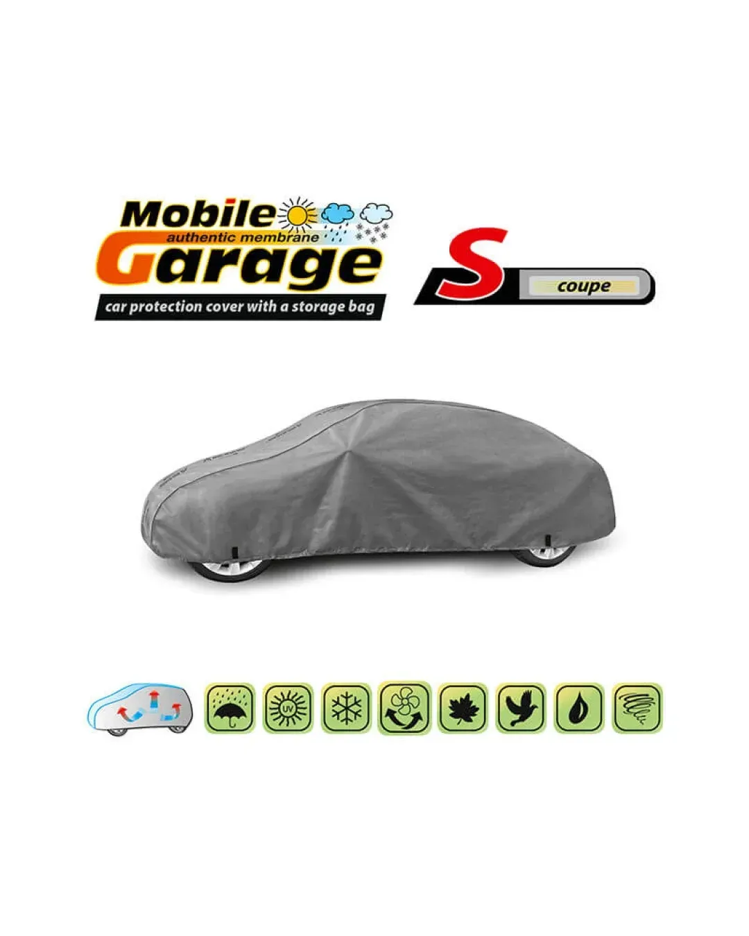 Висококачествено Покривало Kegel за купе автомобил Серия Mobile Garage размер S 380- 400см х 100 - 110см