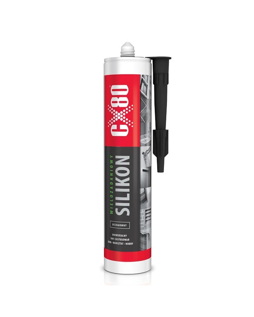 Високотемпературен Черен Силикон CX80 Professional (310ml)