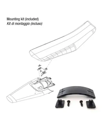 Заден калник RACETECH Rear Fender Husqvarna 23-25 (Black)