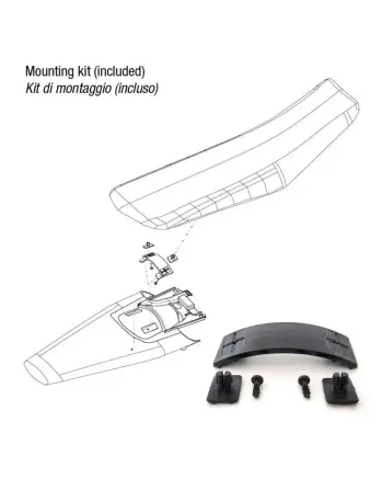Заден калник RACETECH Rear Fender Husqvarna 23-25 (White)