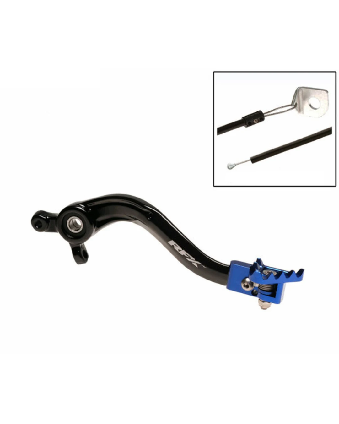 Заден лост за спирачка RFX Pro FT Rear Brake Lever (Black/Blue) Husqvarna 14-16