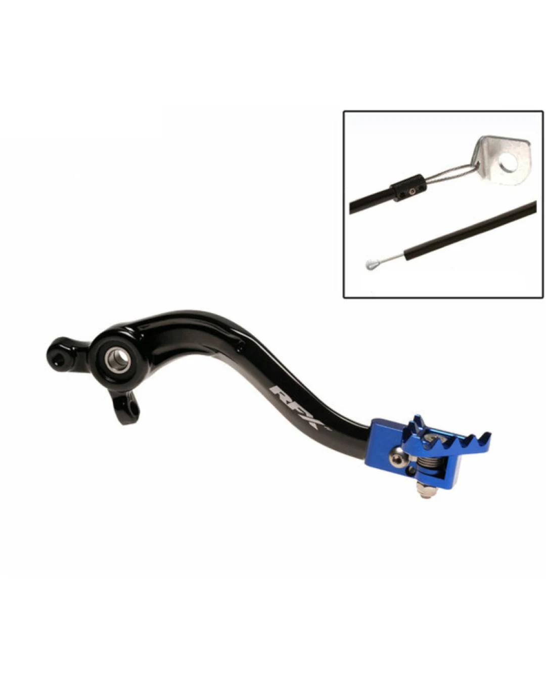 Заден лост за спирачка RFX Pro FT Rear Brake Lever (Black/Blue) Husqvarna FC 250/350/450 17-22 / TC 125 17-22