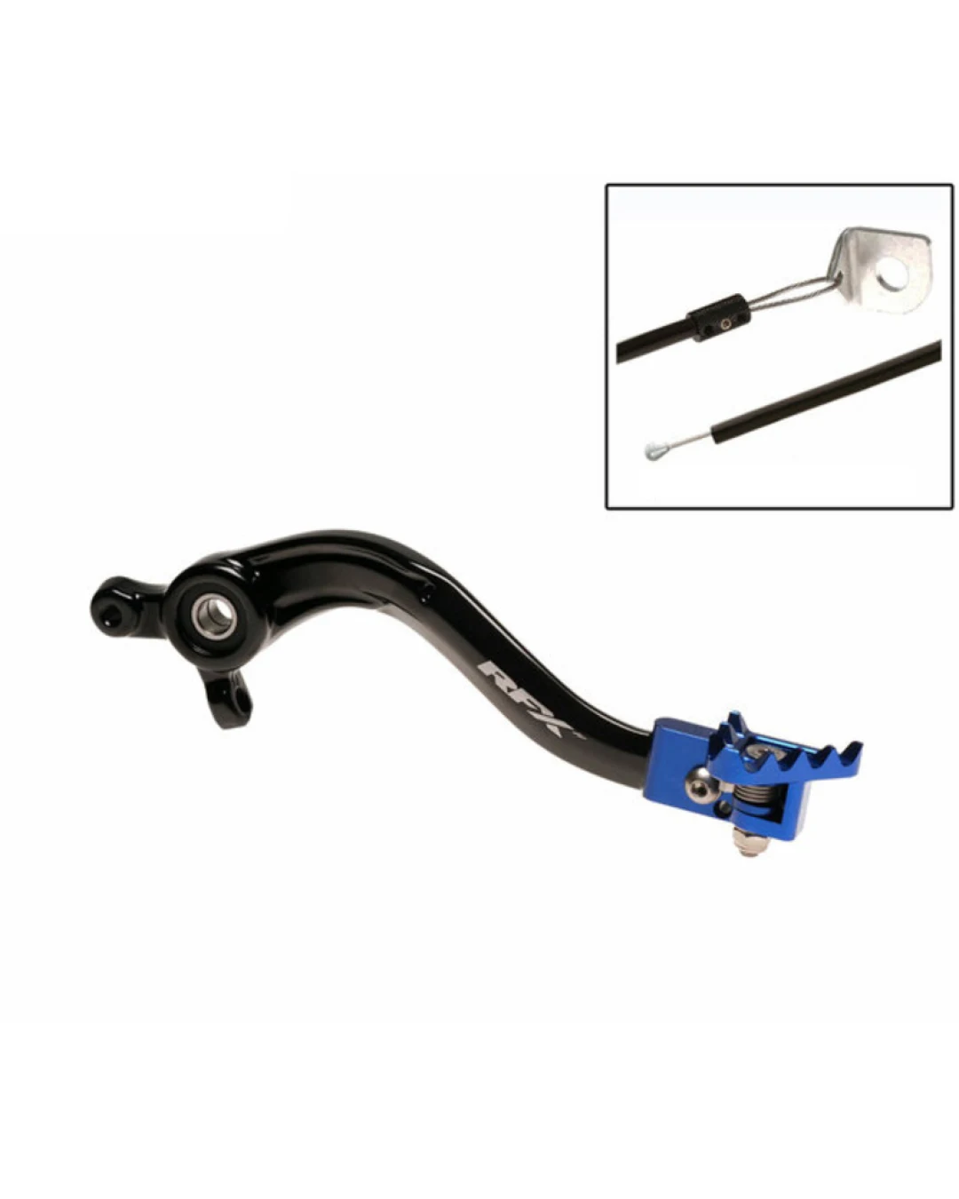 Заден лост за спирачка RFX Pro FT Rear Brake Lever (Black/Blue) - Husqvarna TC85 14-17
