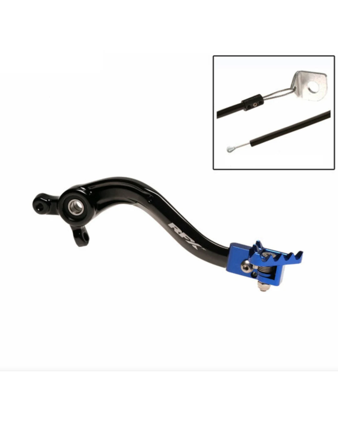 Заден лост за спирачка RFX Pro FT Rear Brake Lever (Black/Blue) - Husqvarna TC85