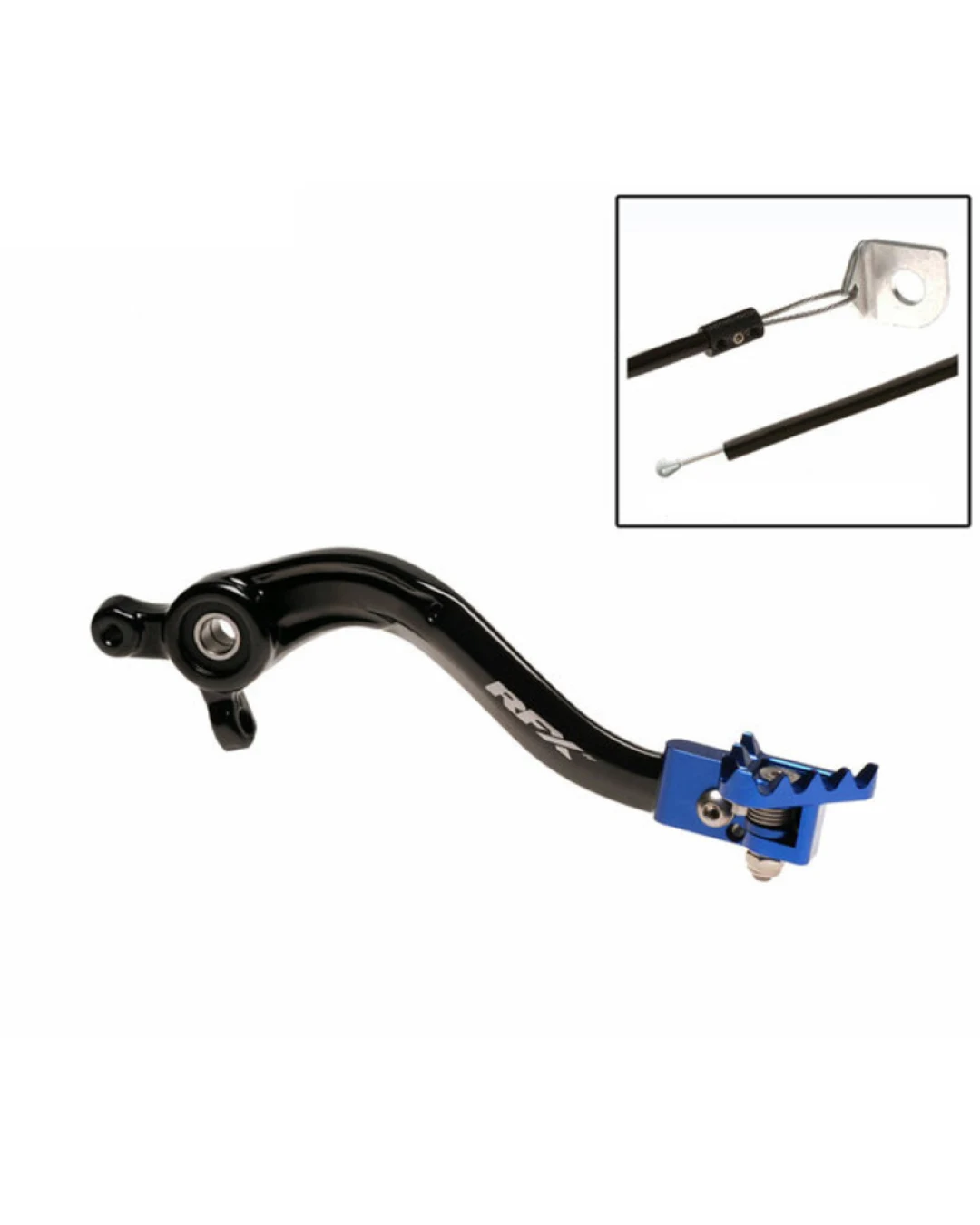 Заден лост за спирачка RFX Pro FT Rear Brake Lever (Black/Blue) Sherco SE/SE-F