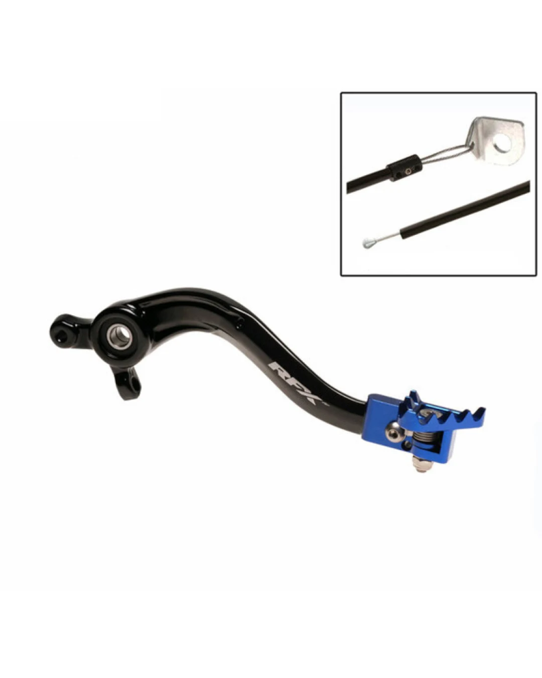 Заден лост за спирачка RFX Pro ST Rear Brake Lever (Black/Blue) - Husqvarna TC85