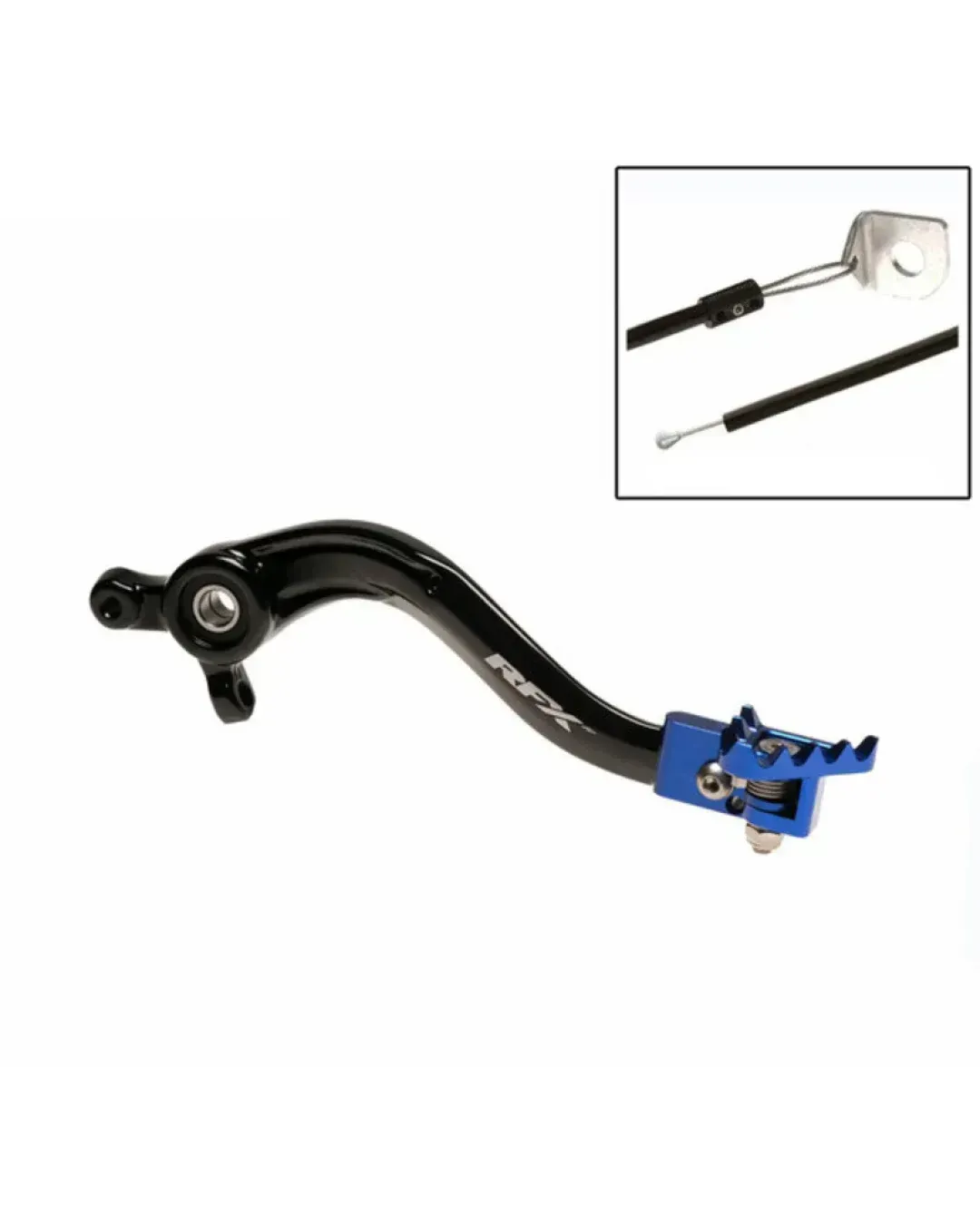 Заден лост за спирачка RFX Pro ST Rear Brake Lever (Black/Blue) - Husqvarna TC85