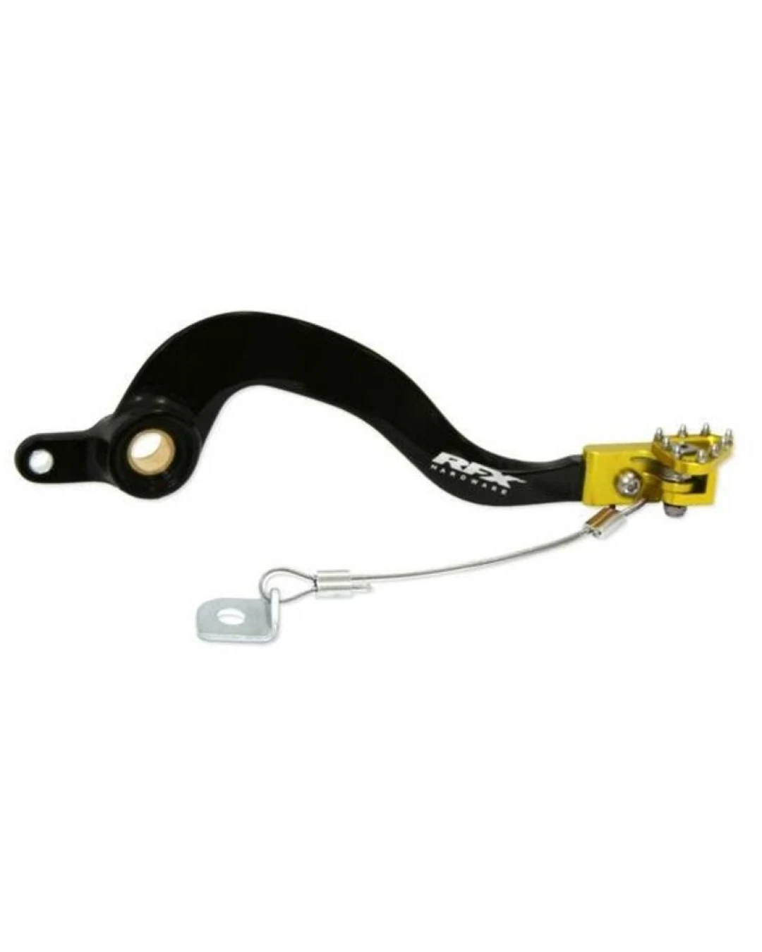 Заден лост за спирачка RFX Pro ST Rear Brake Lever (Black/Yellow) - Suzuki RM250 01-08