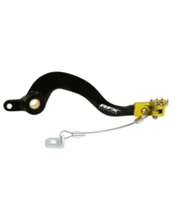Заден лост за спирачка RFX Pro ST Rear Brake Lever (Black/Yellow) - Suzuki RM250 01-08