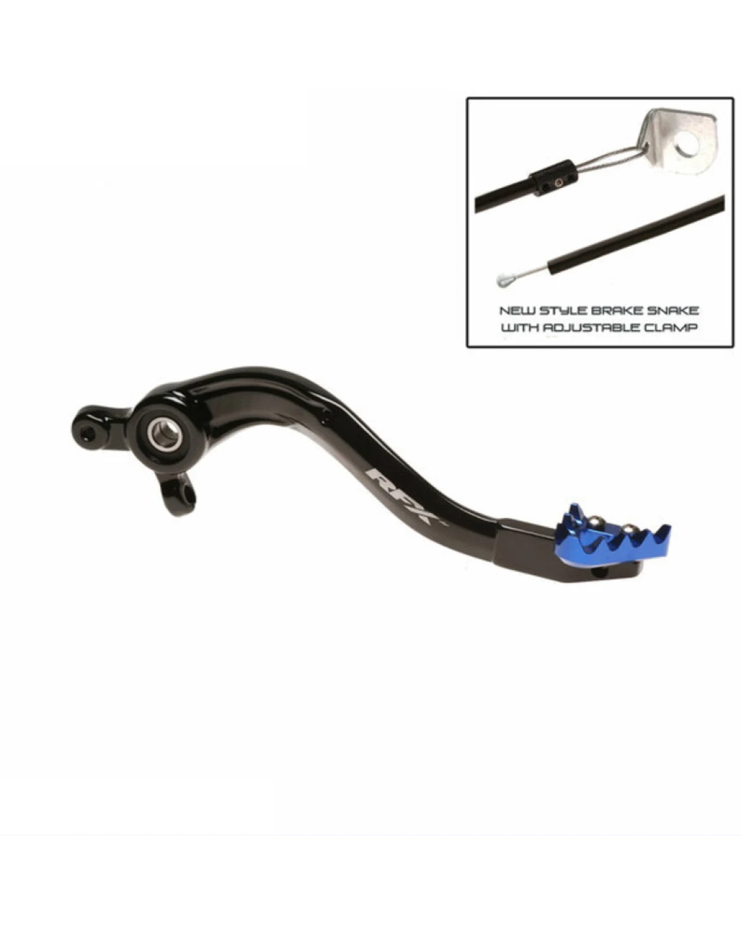 Заден лост за спирачка RFX Pro ST Rear Brake Lever Hard Anodised Black/Blue