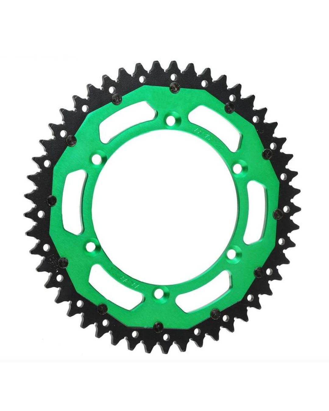 Заден пиньон RFX Pro Series Armalite Double Compound Rear Sprocket (Steel/Aluminium) KX 2025 - 520 48T (Green)