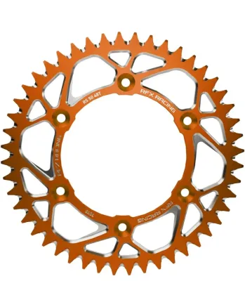 Заден пиньон RFX Pro Series Elite KTM SX 50 14-24 Aluminium Rear Sprocket Orange - 415 38T