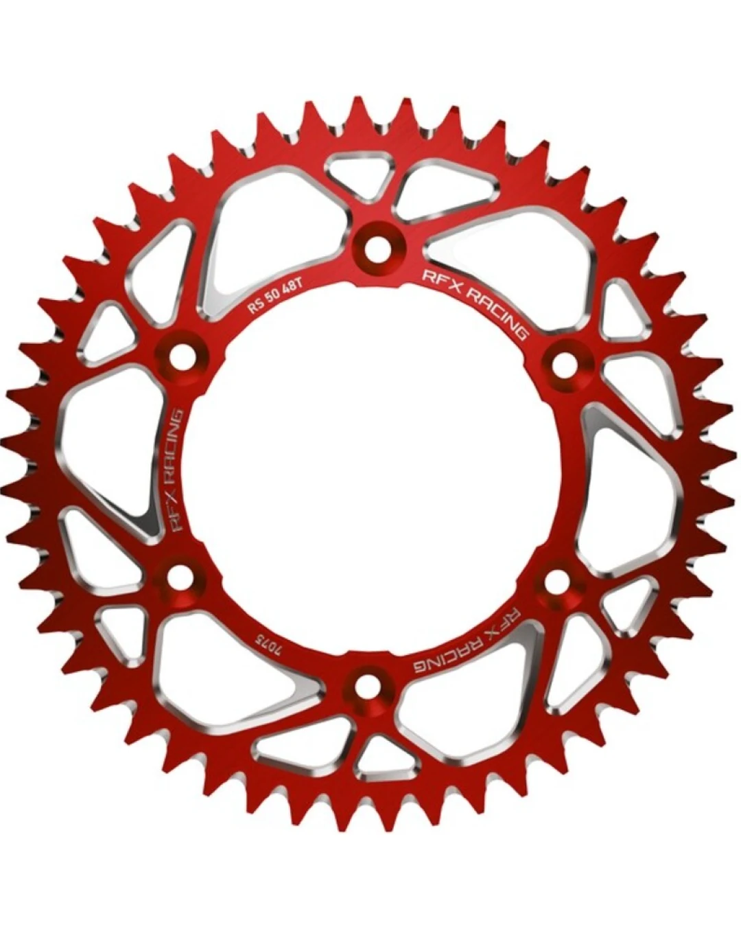 Заден пиньон RFX Pro Series Elite KTM SX 50 14-24 Aluminium Rear Sprocket RED - 415 43T