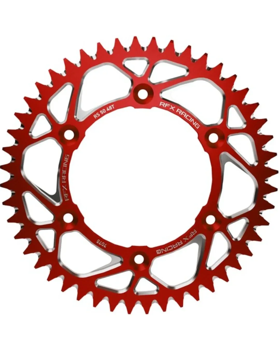 Заден пиньон RFX Pro Series Elite KTM SX 50 14-24 Aluminium Rear Sprocket RED - 415 43T