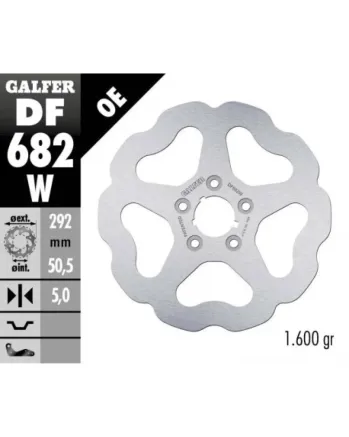Заден спирачен диск Galfer WAVE FIXED  DISC WAVE FIXED 292x5mm DF682W