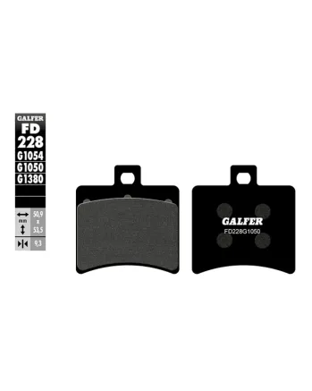 Задни мото накладки Galfer SCOOTER FD228G1050