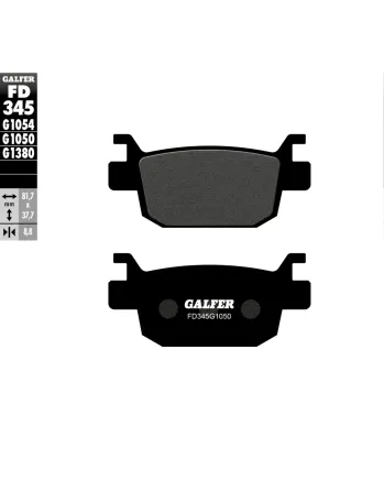 Задни мото накладки Galfer SCOOTER FD345G1050