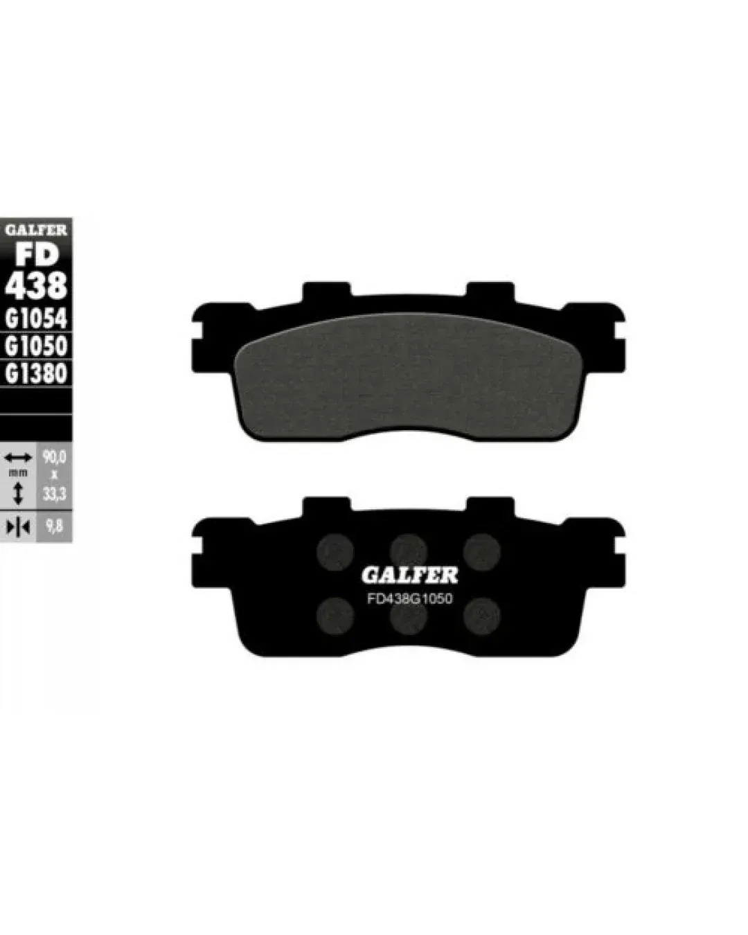 Задни мото накладки Galfer SCOOTER FD438G1050