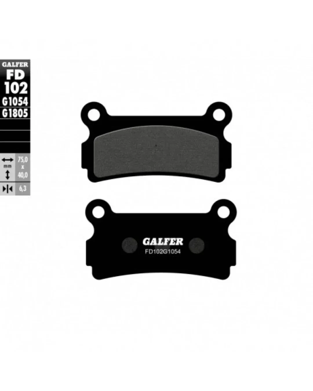 Задни мото накладки Galfer SEMI METAL FD102G1054