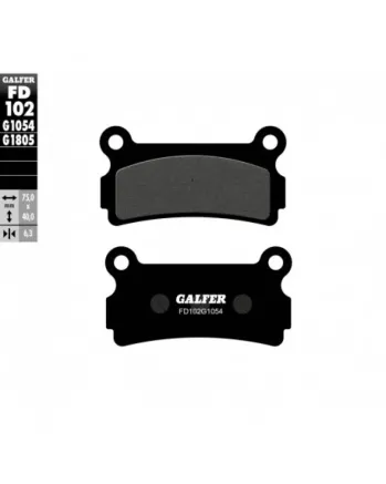 Задни мото накладки Galfer SEMI METAL FD102G1054