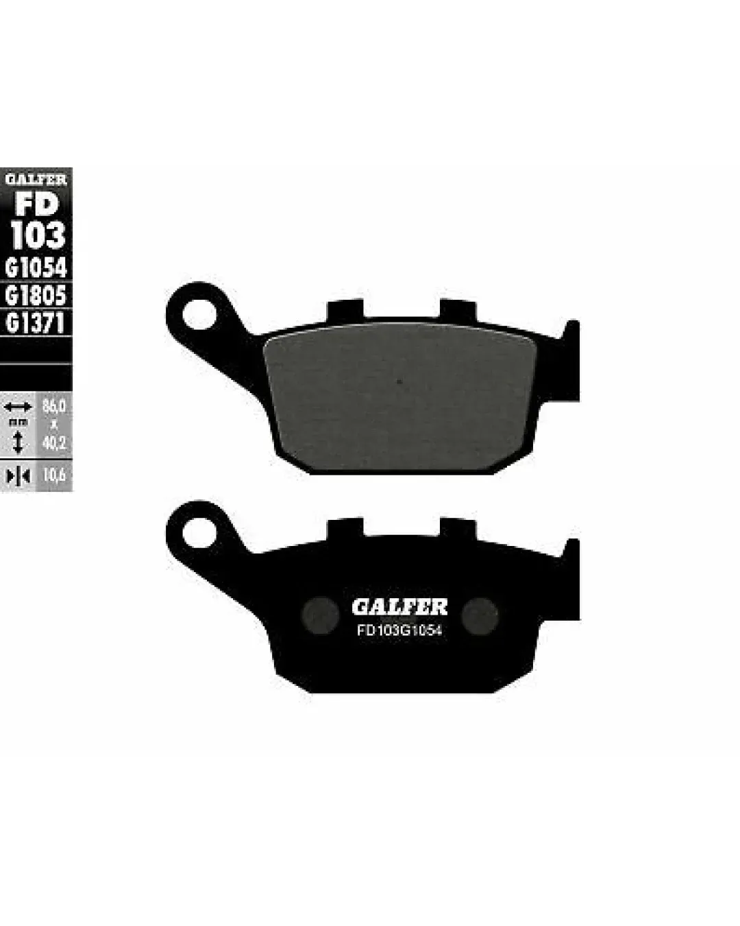 Задни мото накладки Galfer SEMI METAL FD103G1054