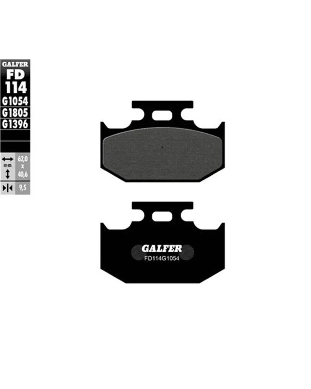 Задни мото накладки Galfer SEMI METAL FD114G1054