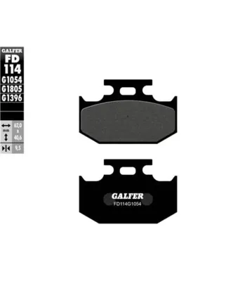 Задни мото накладки Galfer SEMI METAL FD114G1054