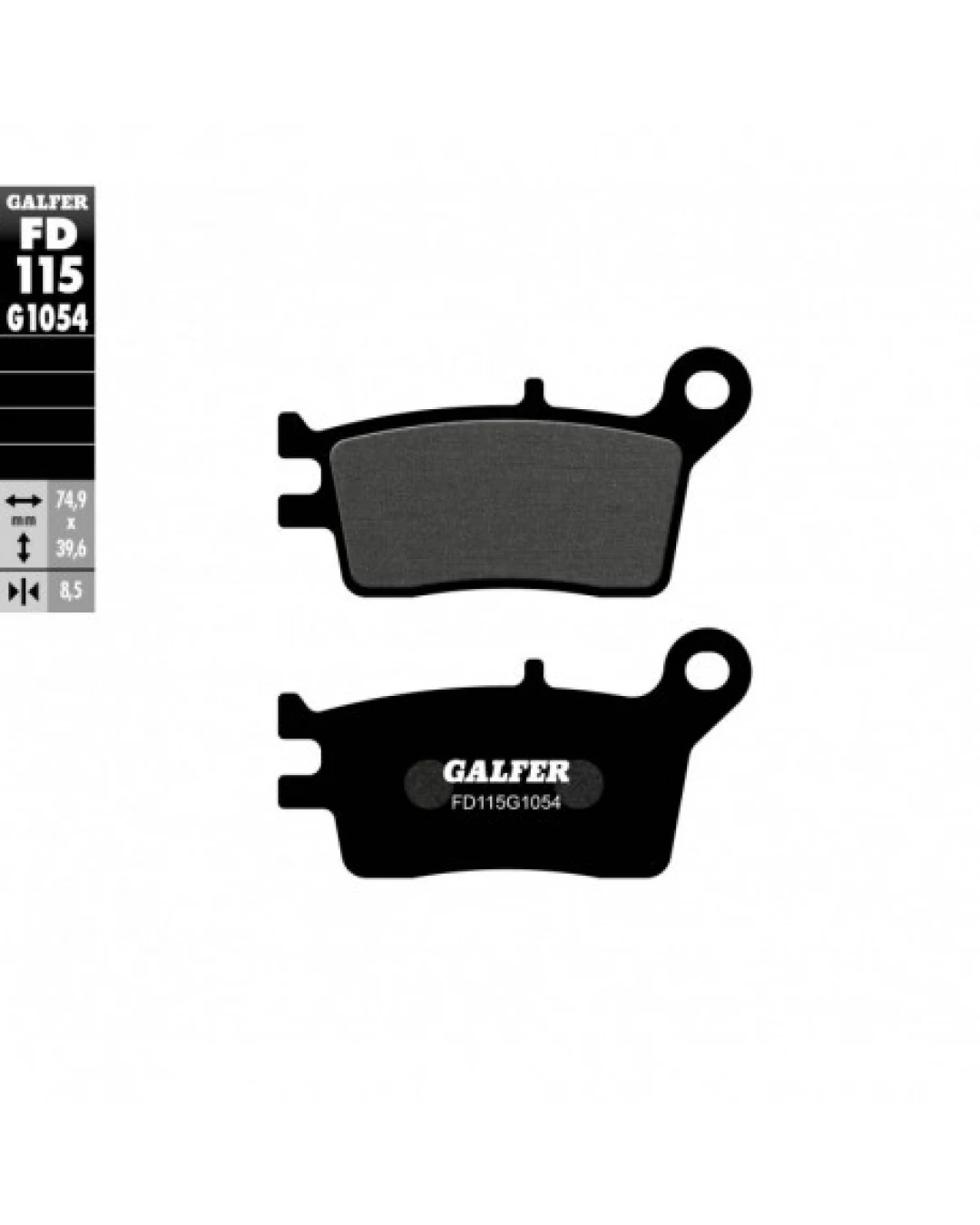 Задни мото накладки Galfer SEMI METAL FD115G1054