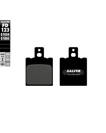 Задни мото накладки Galfer SEMI METAL FD123G1054