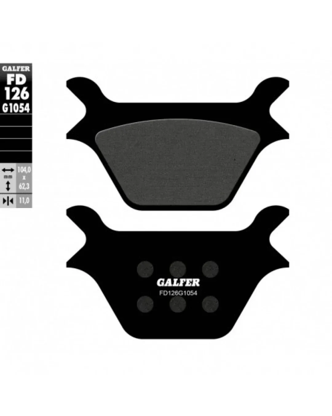 Задни мото накладки Galfer SEMI METAL FD126G1054