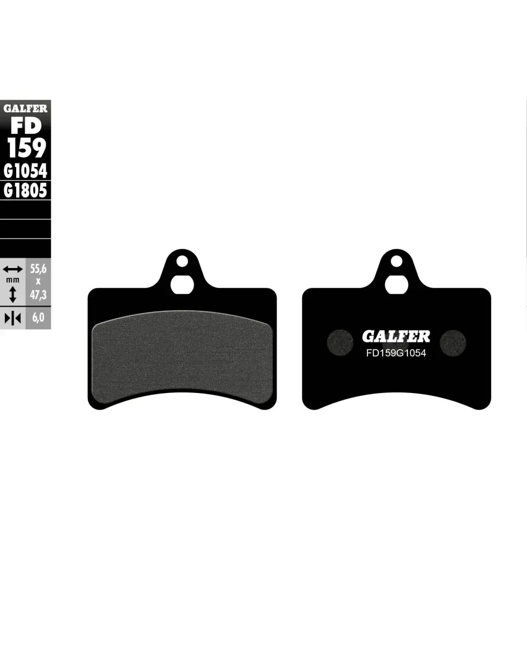 Задни мото накладки Galfer SEMI METAL FD159G1054