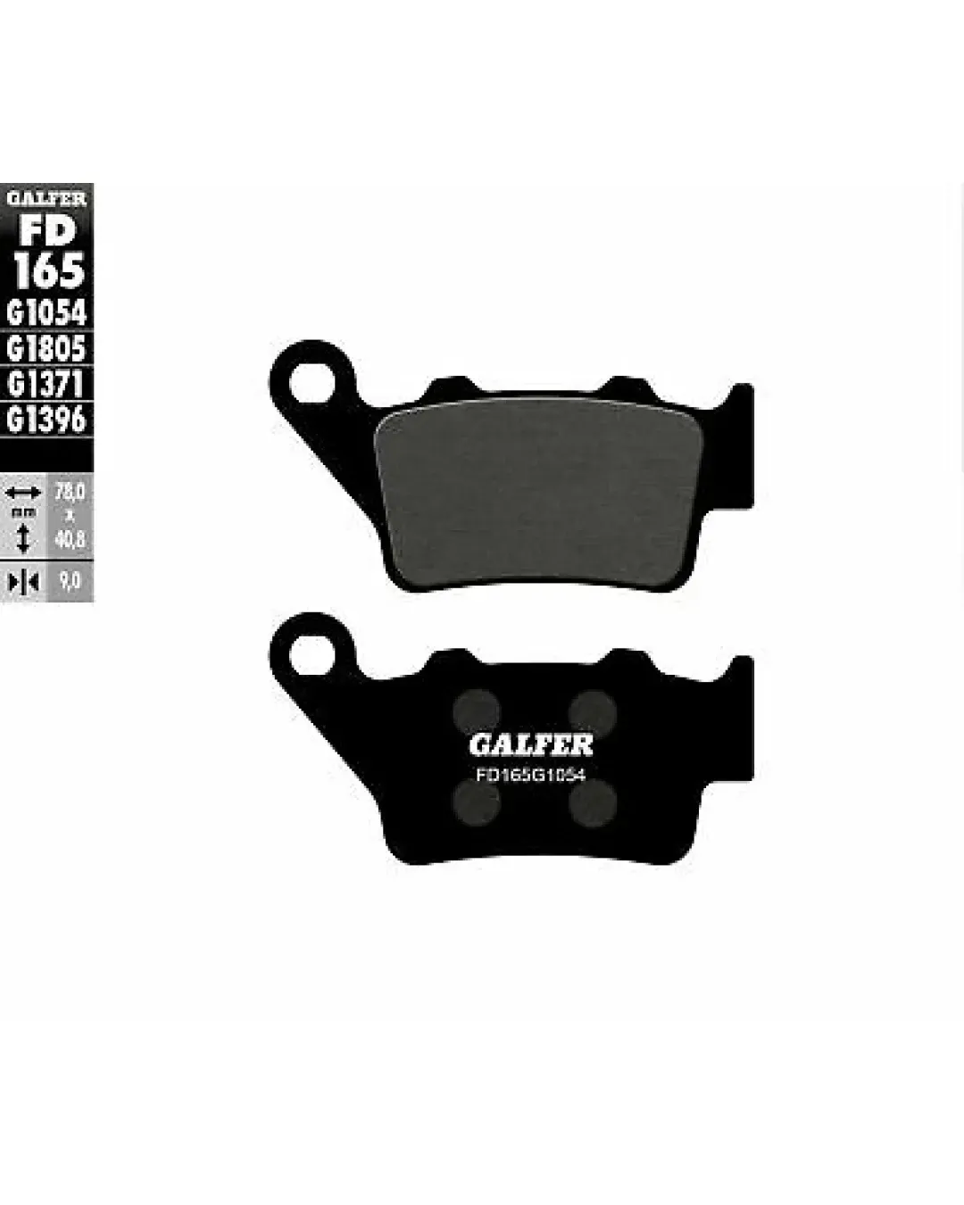 Задни мото накладки Galfer SEMI METAL FD165G1054