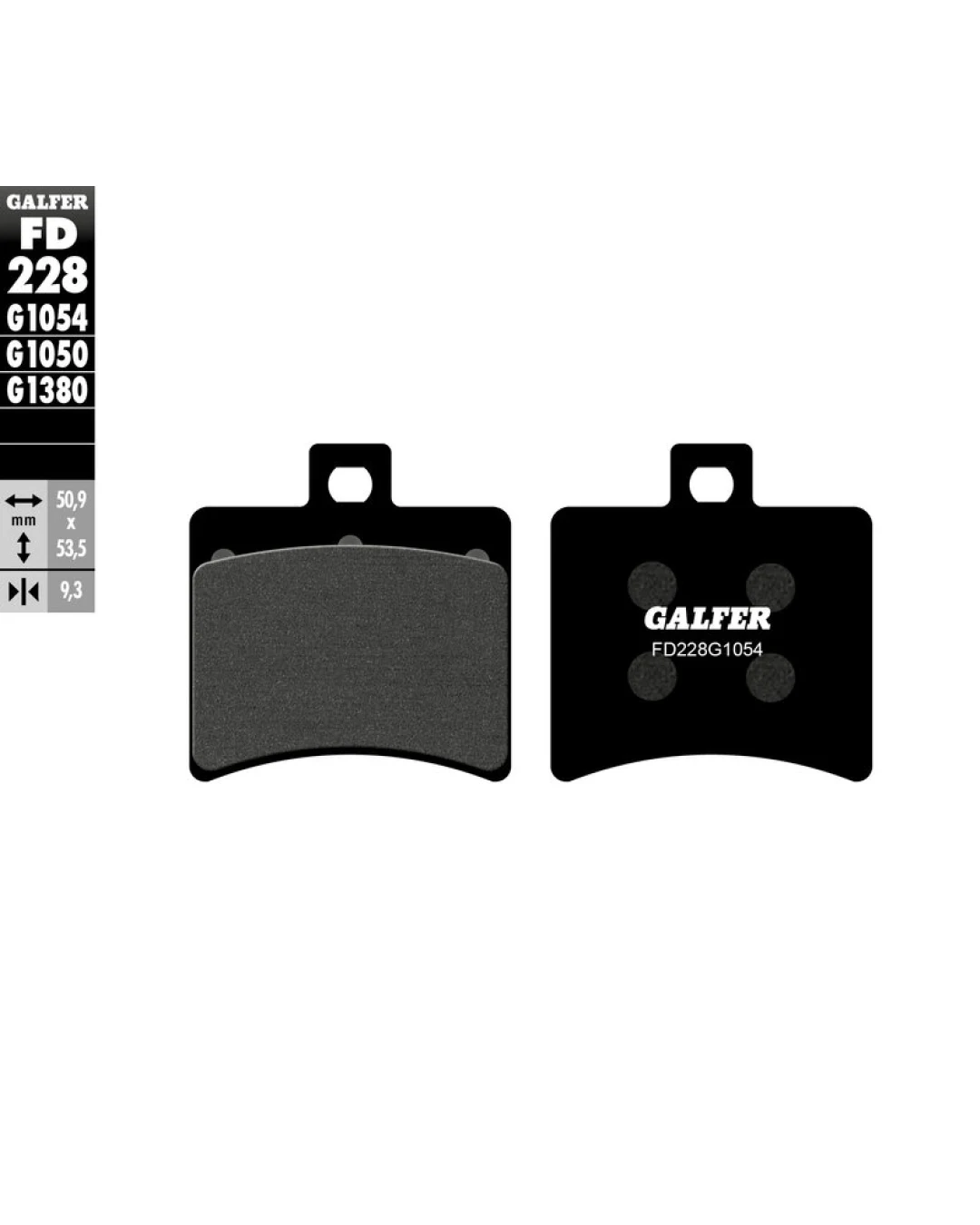 Задни мото накладки Galfer SEMI METAL FD228G1054