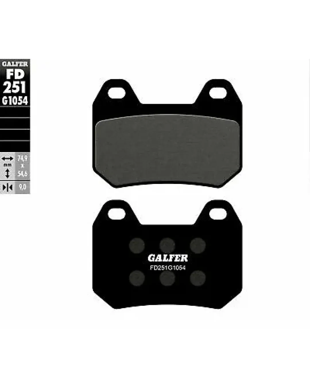 Задни мото накладки Galfer SEMI METAL FD251G1054