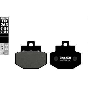 Задни мото накладки Galfer SEMI METAL FD263G1054