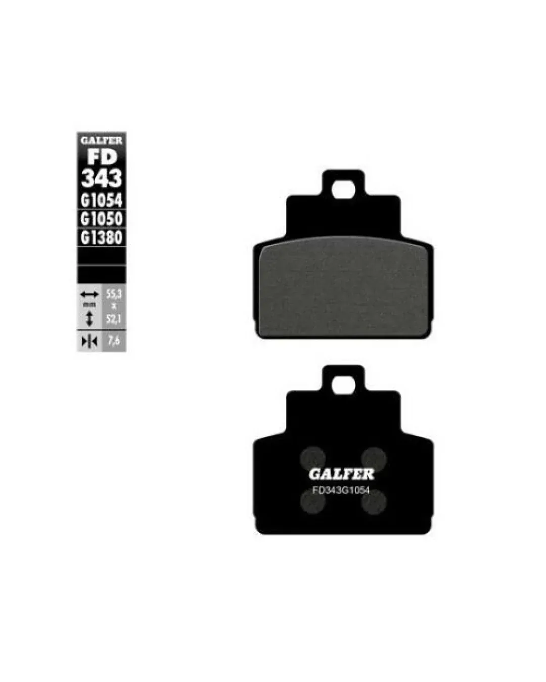 Задни мото накладки Galfer SEMI METAL FD343G1054