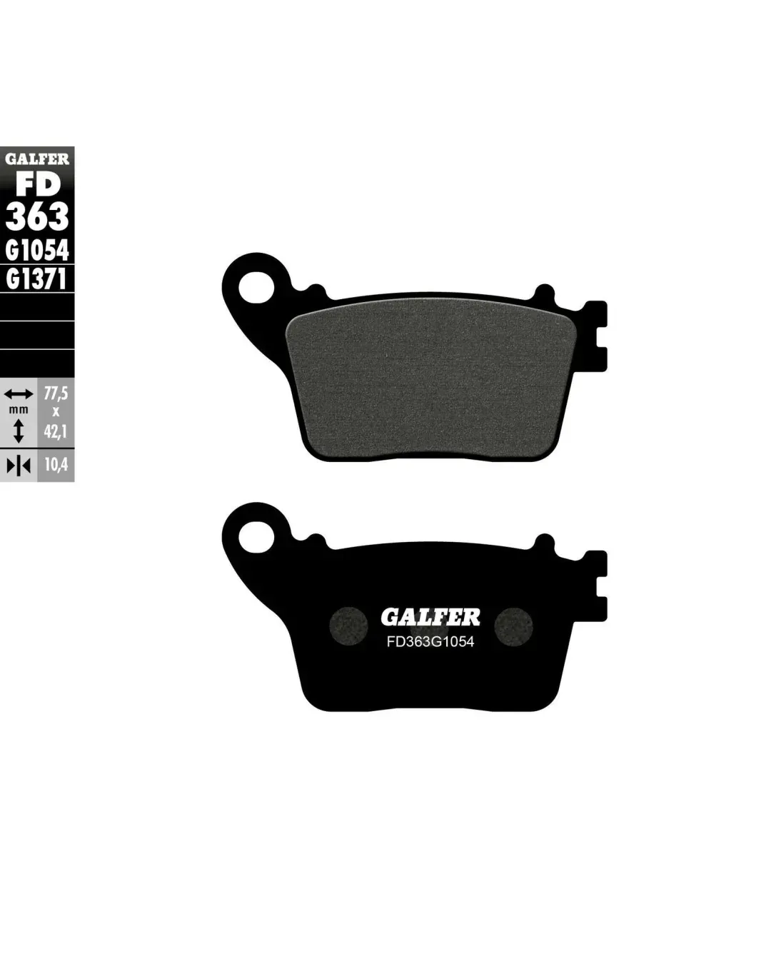 Задни мото накладки Galfer SEMI METAL FD363G1054