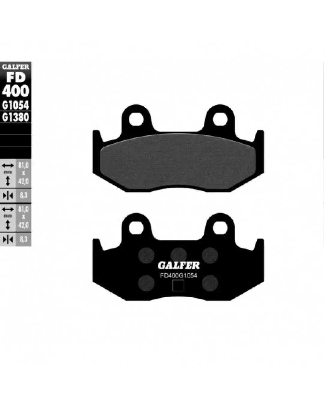 Задни мото накладки Galfer SEMI METAL FD400G1054