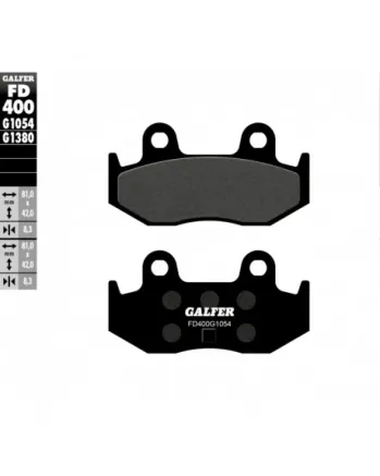 Задни мото накладки Galfer SEMI METAL FD400G1054