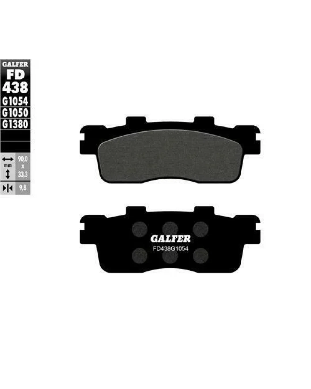 Задни мото накладки Galfer SEMI METAL FD438G1054