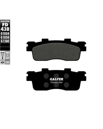 Задни мото накладки Galfer SEMI METAL FD438G1054