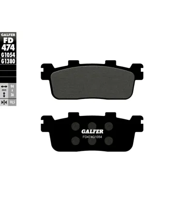 Задни мото накладки Galfer SEMI METAL FD474G1054