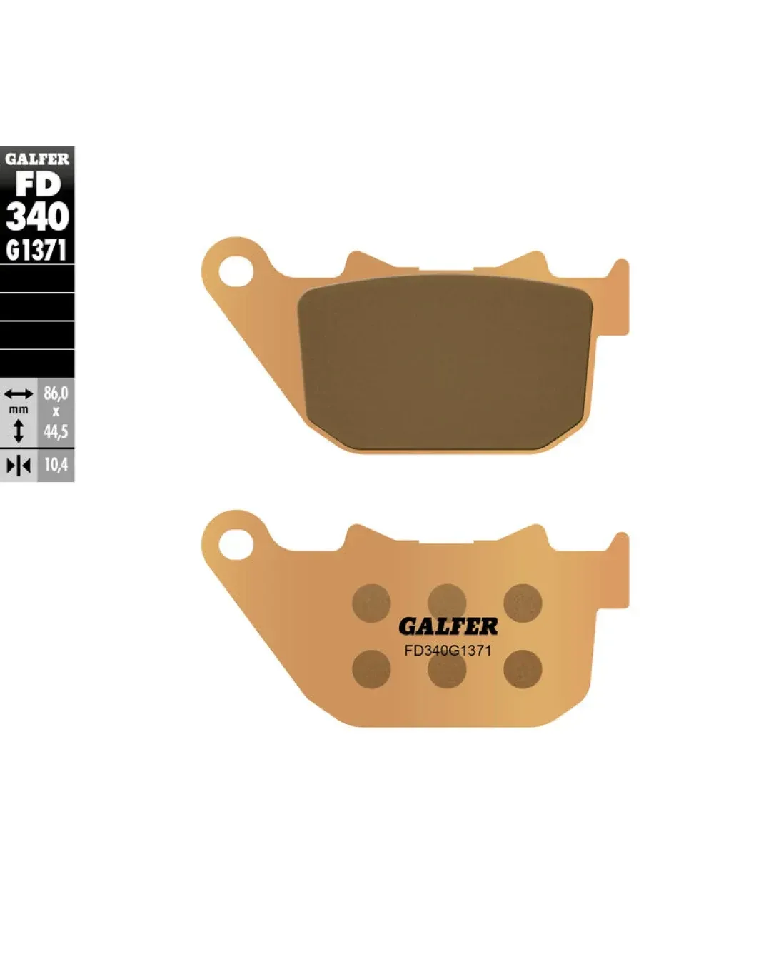 Задни мото накладки Galfer SINTERED COMPOUND FD340G1371