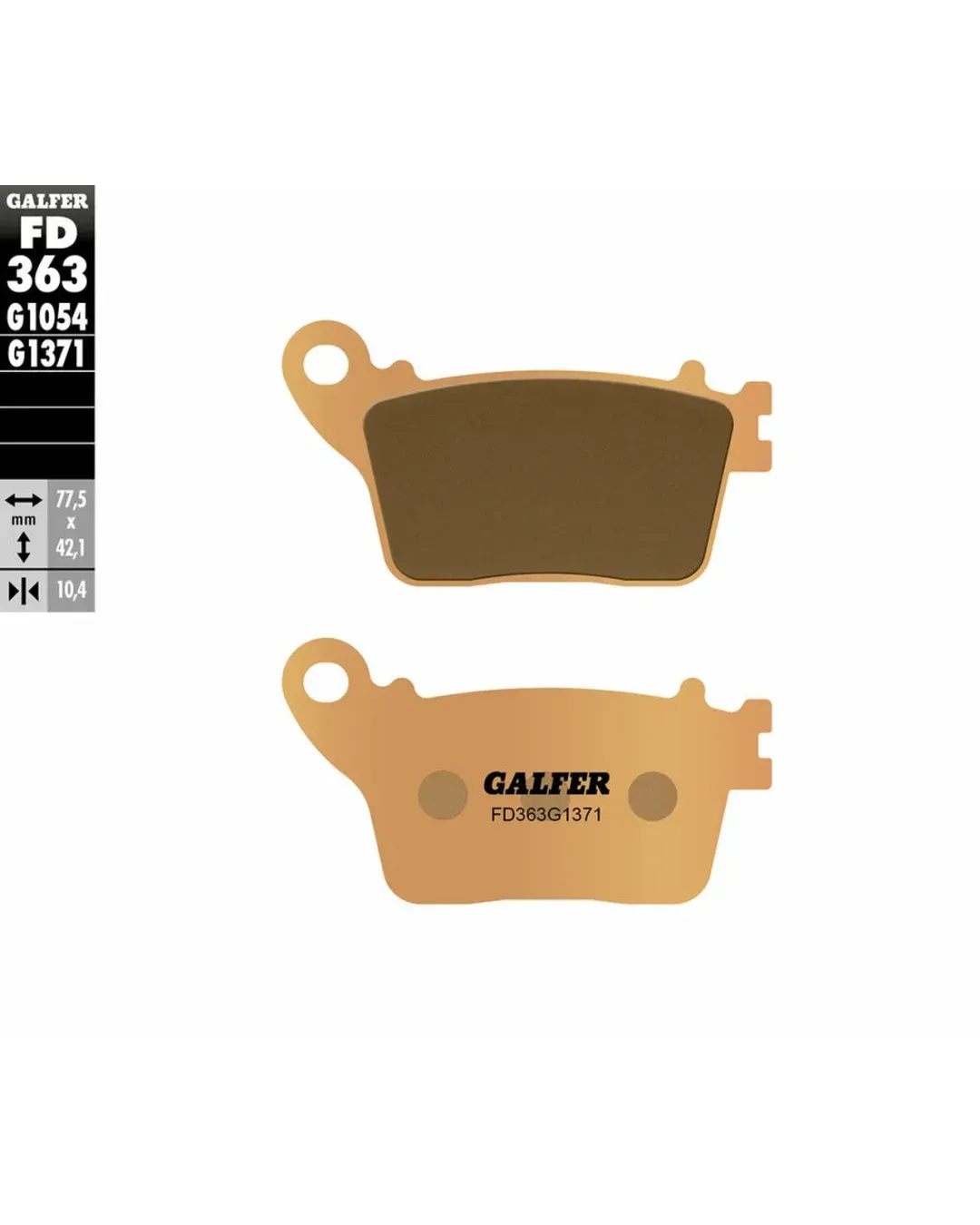 Задни мото накладки Galfer SINTERED COMPOUND FD363G1371