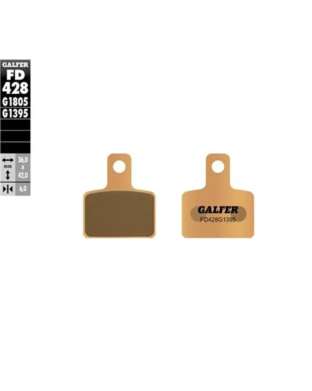 Задни мото накладки Galfer SINTERED COMPOUND FD428G1395