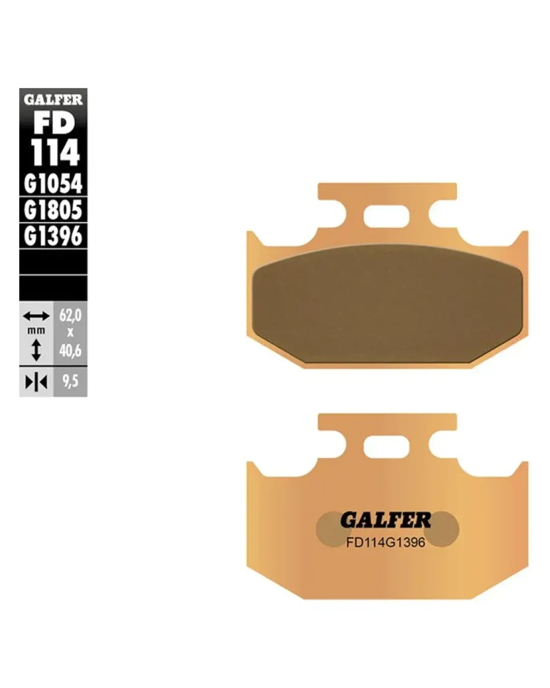 Задни мото накладки Galfer SINTERED FD114G1396
