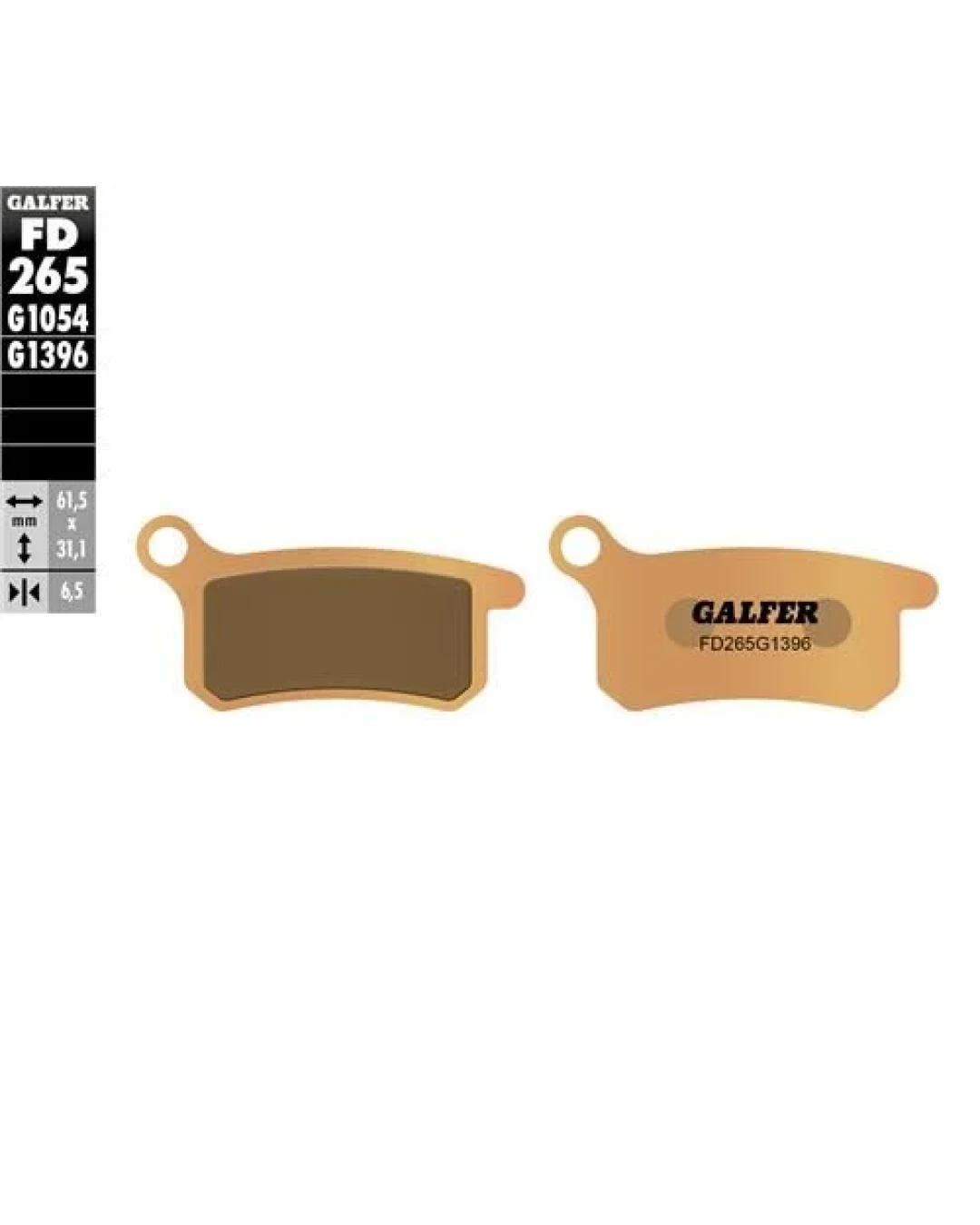 Задни мото накладки Galfer SINTERED FD265G1396