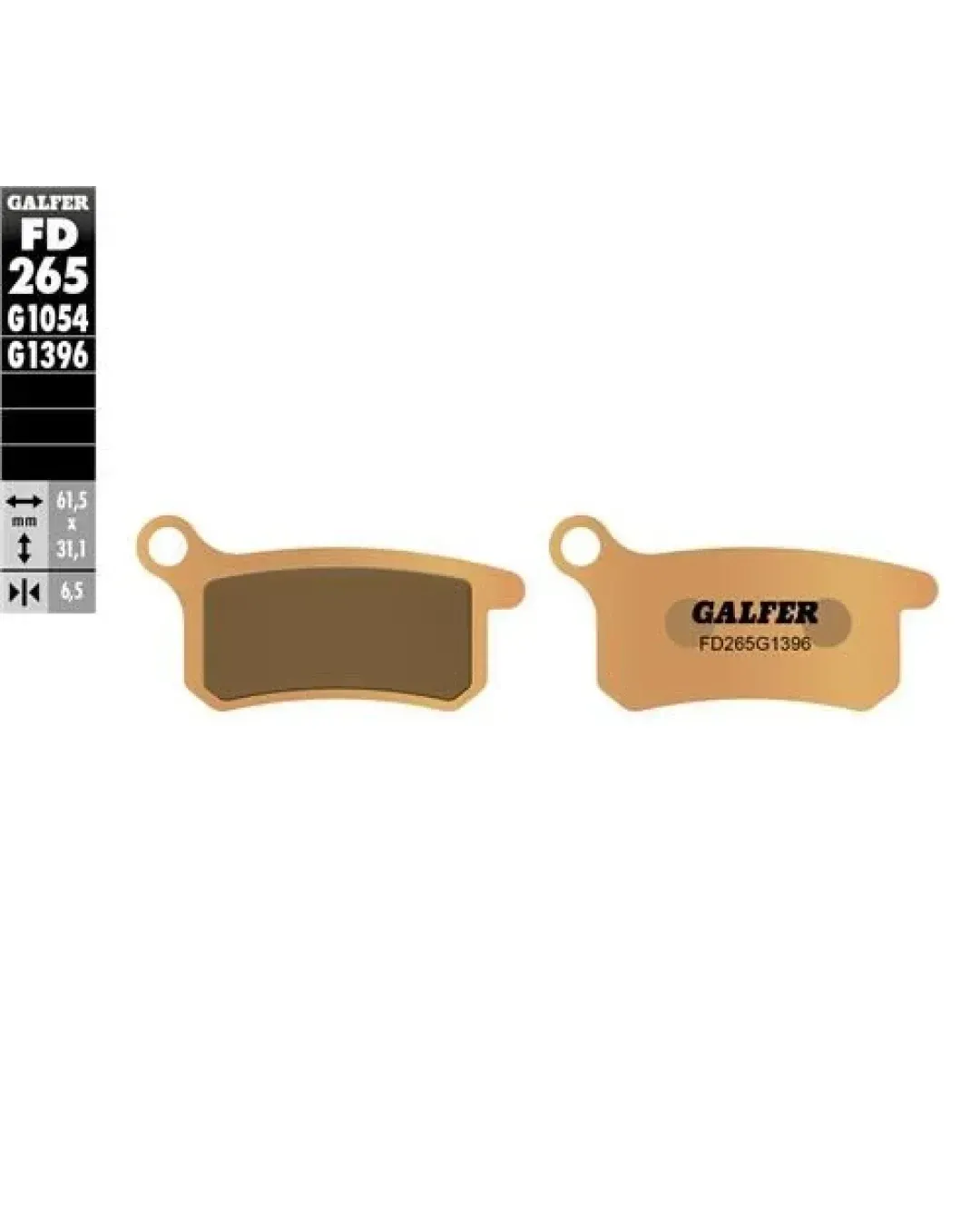 Задни мото накладки Galfer SINTERED FD265G1396
