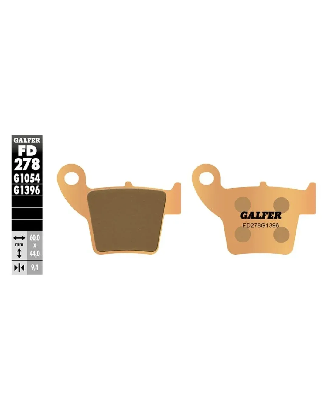 Задни мото накладки Galfer SINTERED FD278G1396